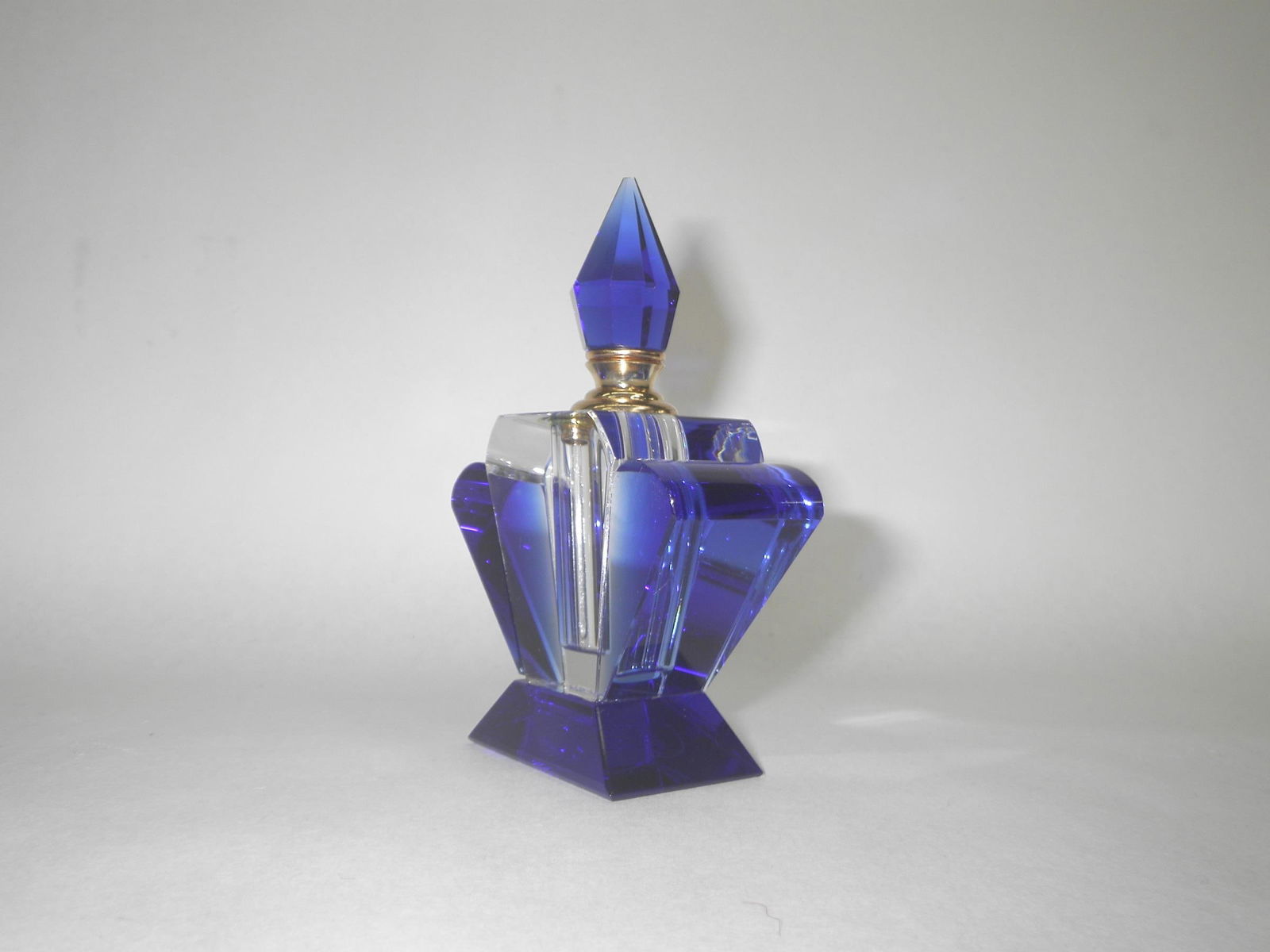 Blue Crystal Perfume Bottle - 5
