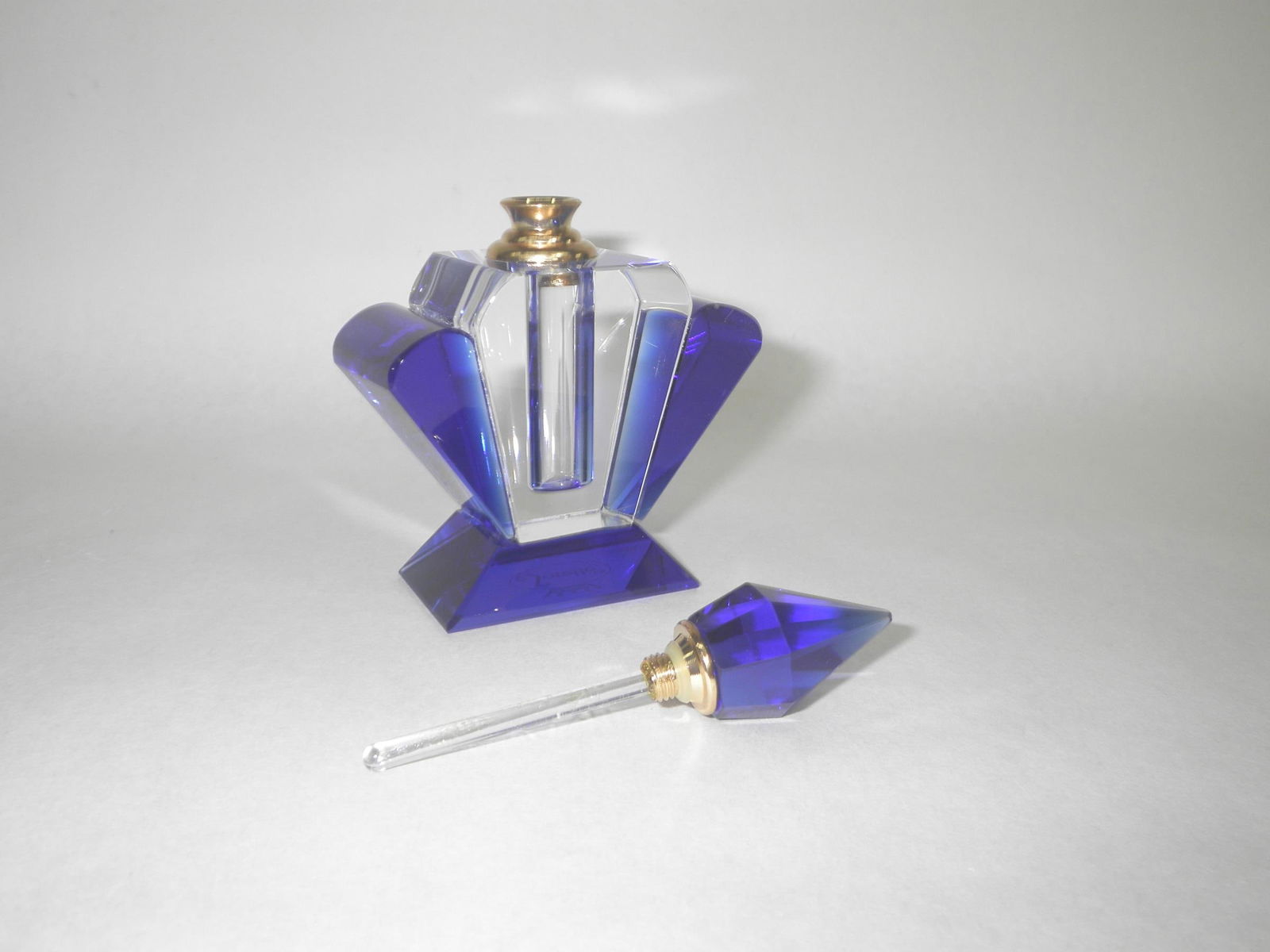 Blue Crystal Perfume Bottle - 6