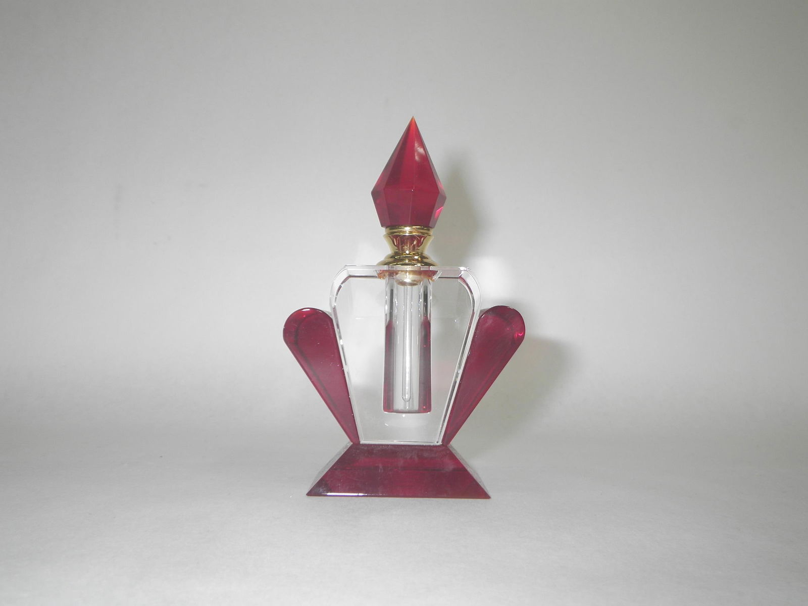 Red Crystal Perfume Bottle