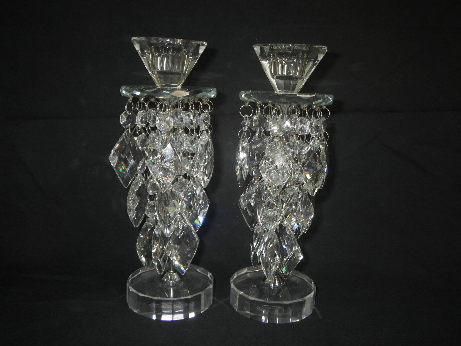 Pair Waterfall Candleholder - 11