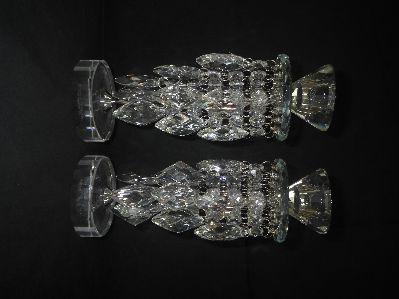 Pair Waterfall Candleholder - 5
