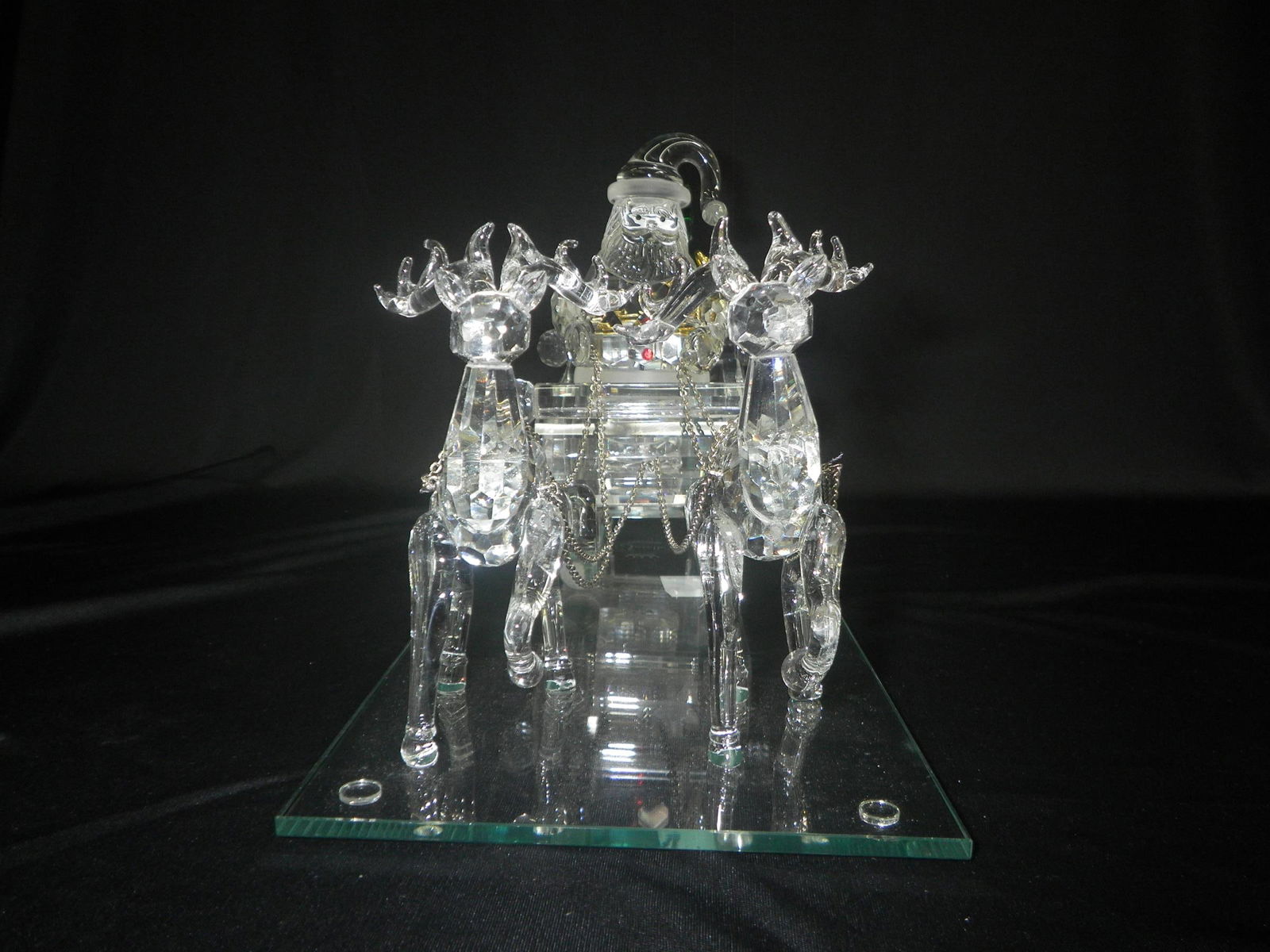 Crystal Santa Sleigh - 11