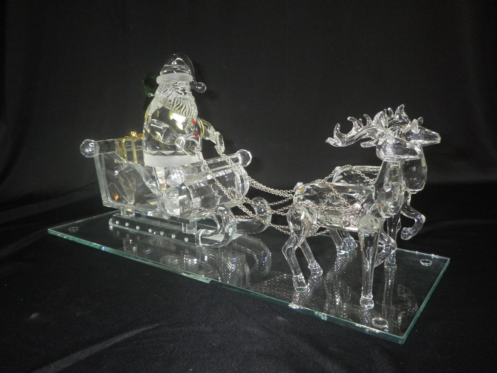 Crystal Santa Sleigh - 13
