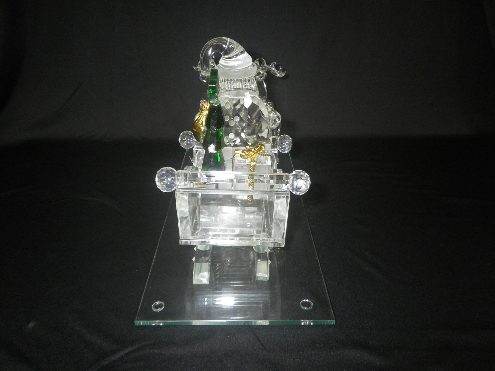 Crystal Santa Sleigh - 3
