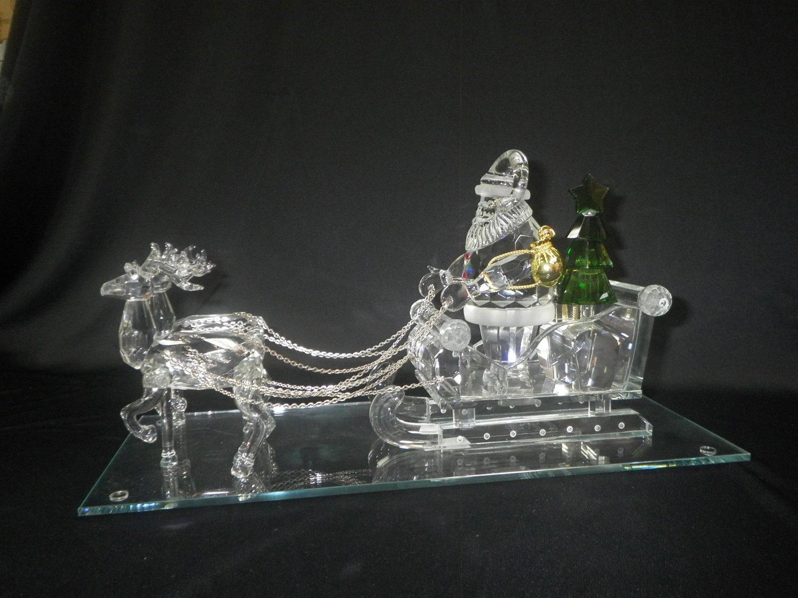 Crystal Santa Sleigh - 6