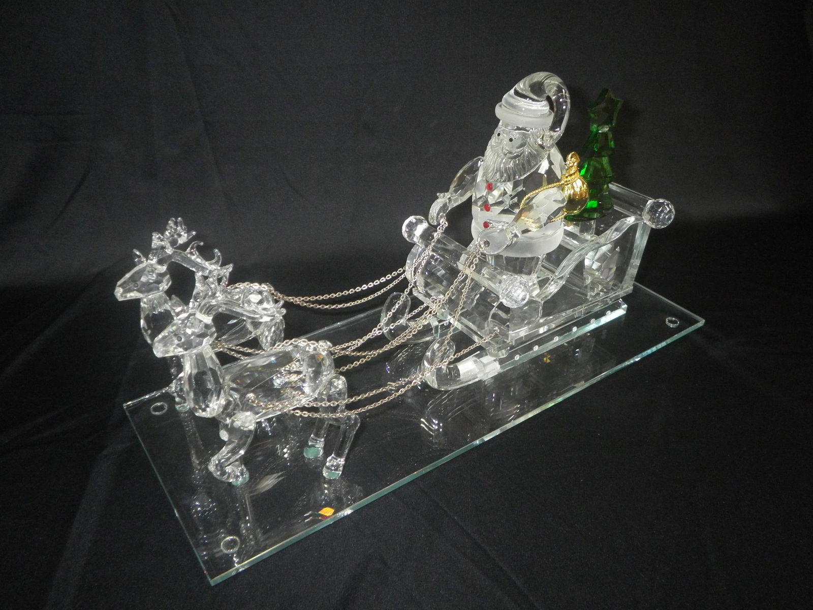 Crystal Santa Sleigh - 8