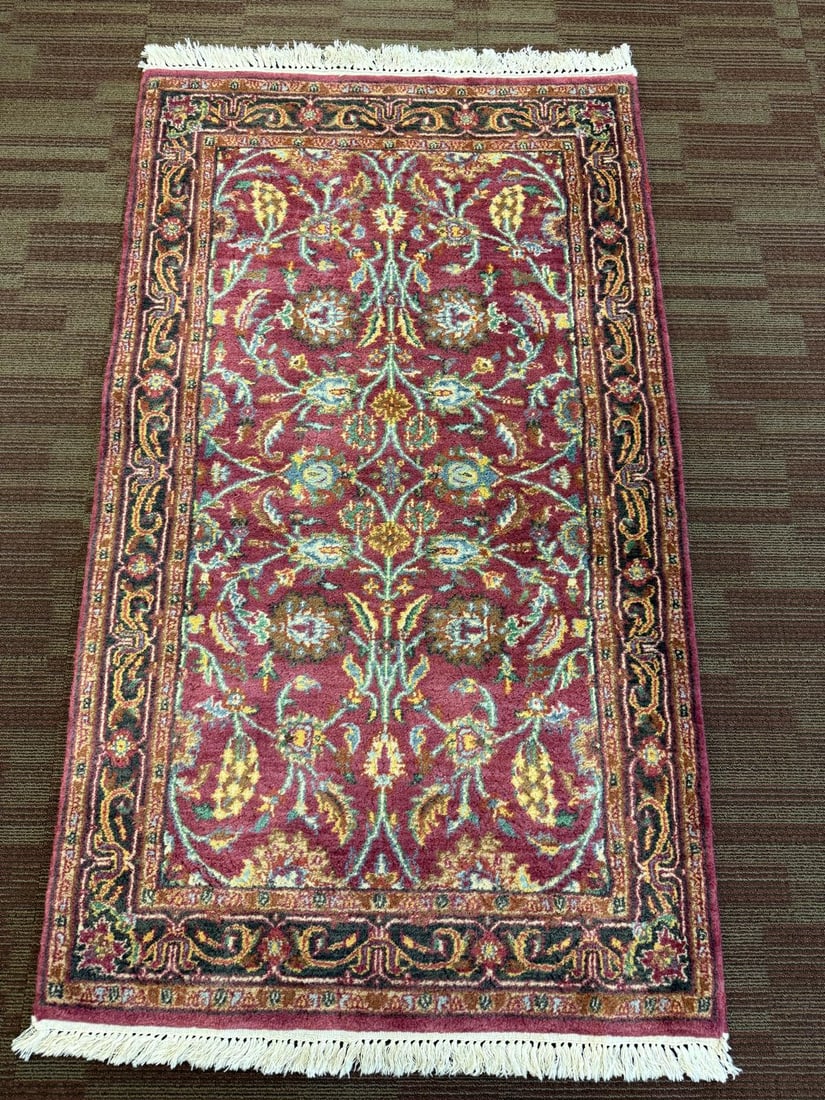 Handmade Indian Rug 3' x 5' (1 of 4)