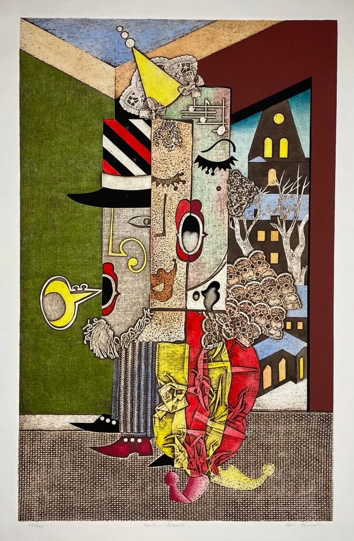 Igor Kononov - Music Makers, Collagraph - 2