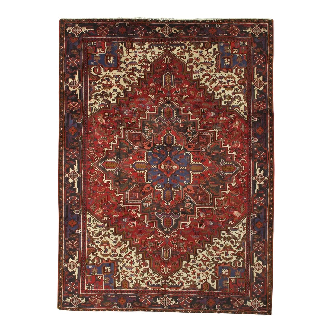 Vintage Persian Heriz Rug 8'3" X 11'3" (1 of 5)