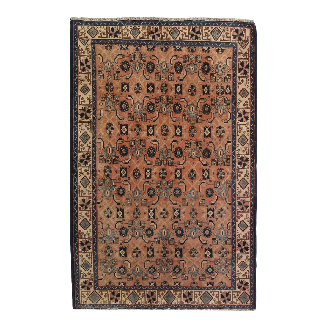 Vintage Persian Bakhtiari Rug 4'7" X 7'0" (1 of 5)