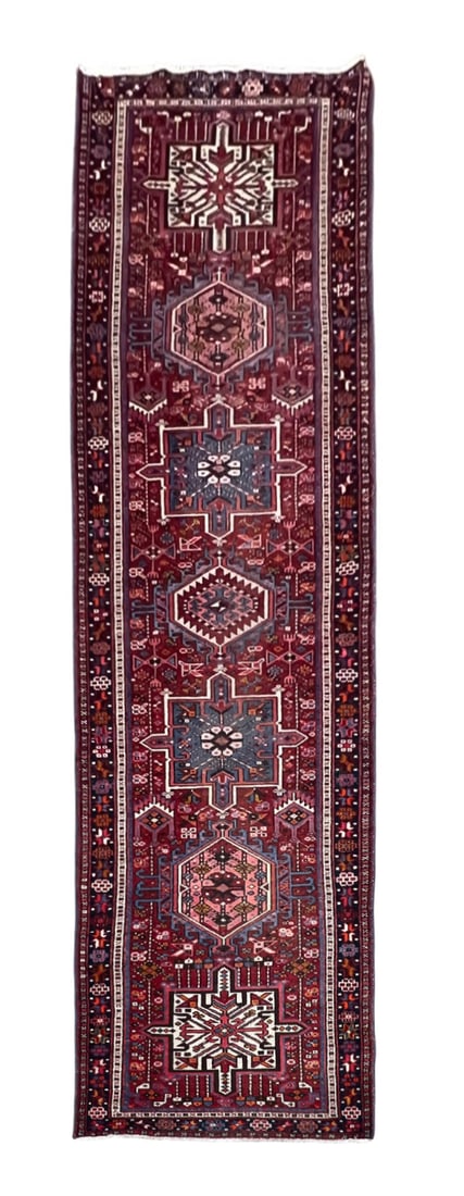 Vintage Persian Karajeh Wool Runner Rug 2'8" x 11'2" (1 of 5)