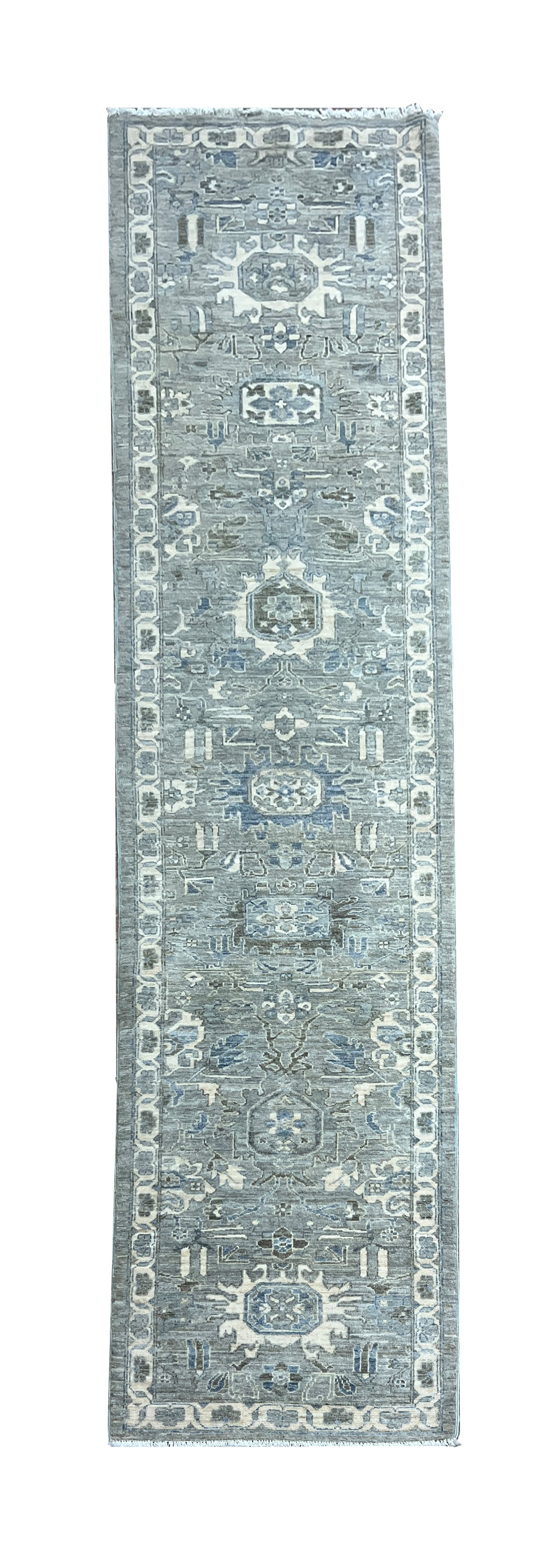 Afghan Khotan Wool Runner 2'6" x 11'6" (1 of 6)