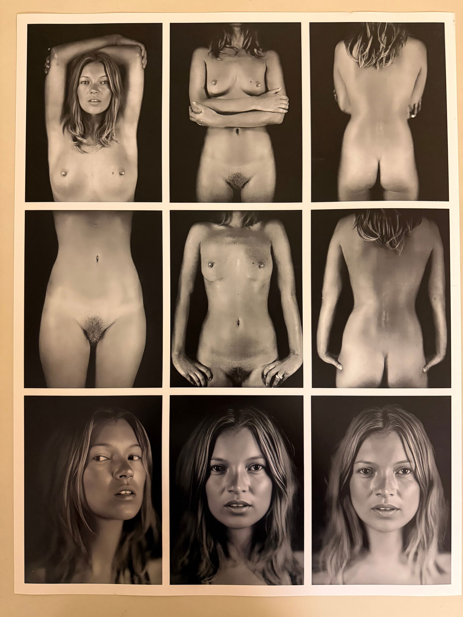 Chuck Close (American, 1940–2021) Tapestry, featuring Kate Moss (1 of 1)