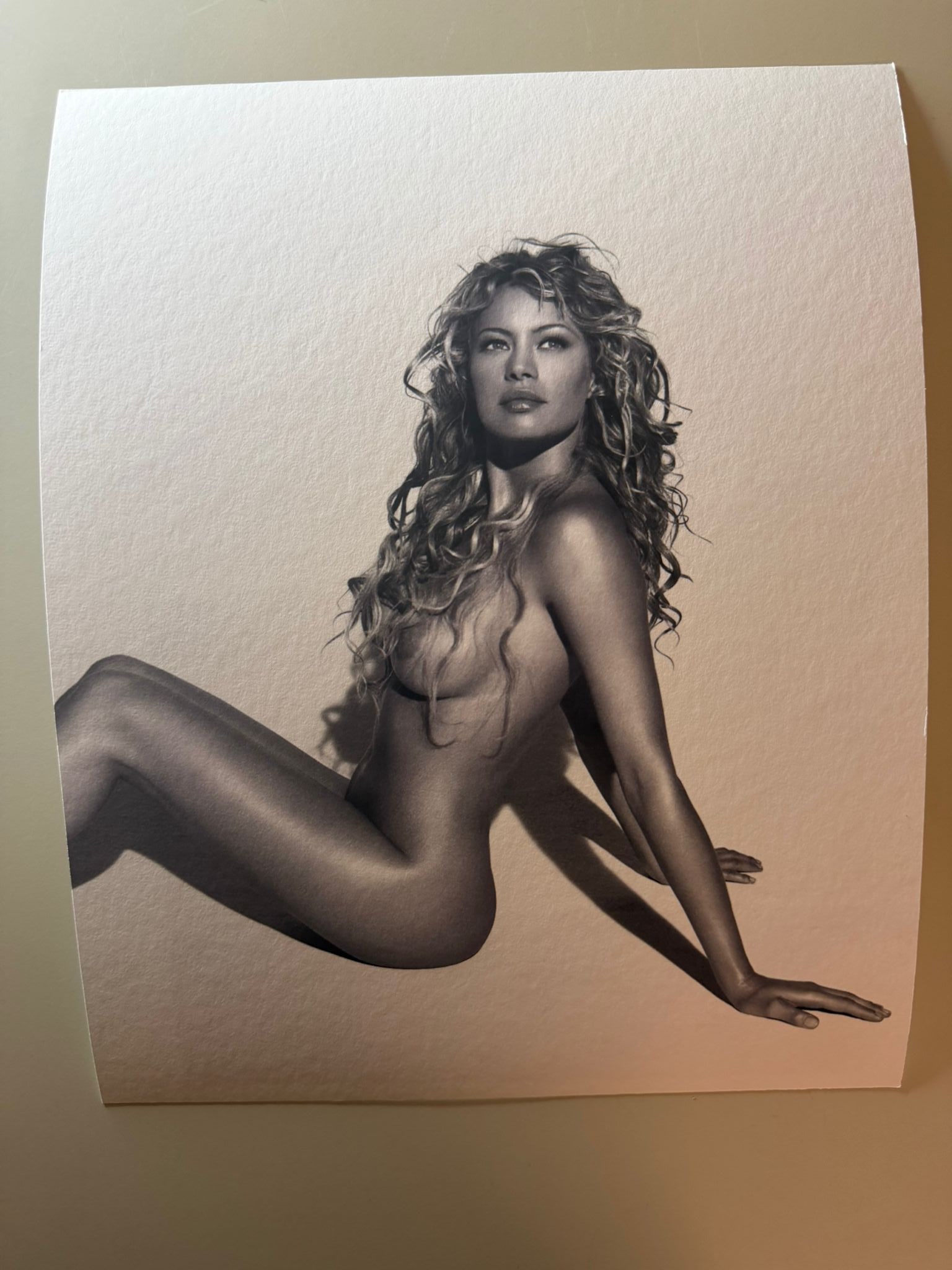 Bruno Bisang – “Anna Falchi, 1998" – Signed – LE 3/10 - 26 × 32 cm: Artist: Bruno Bisang————————————Title: Anna Falchi————————————Location: Italy———————————Year: 1998——————————��