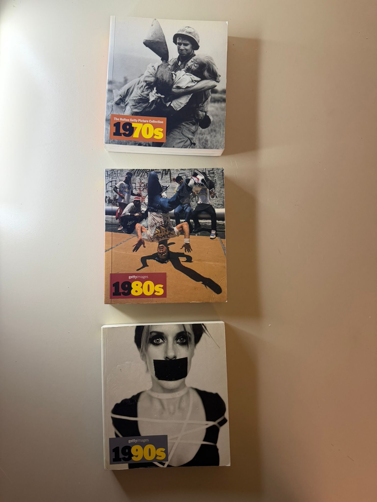 Getty Images Complete Set – 1970s 1980s 1990s – Hulton Getty Picture Collection – Iconic Photo: Complete set of three volumes from the acclaimed Getty Images – The Hulton Getty Picture Collection, covering the decades of the 1970s, 1980s, and 1990s.These iconic photography books present a cura