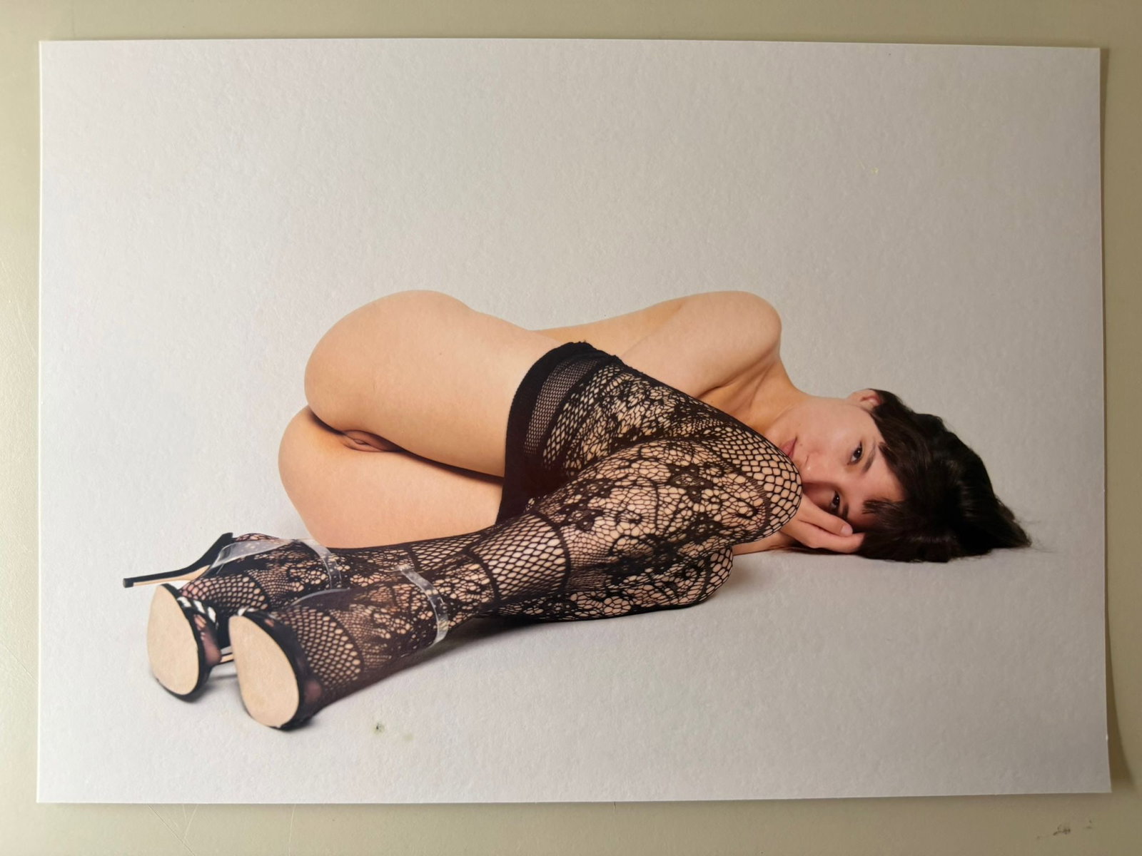Petter Hegre – Katia | Signed Photograph - 30x22 cm: An original signed photographic print by renowned Norwegian photographer Petter Hegre, featuring model Katia in an intimate studio composition that exemplifies the artist's refined approach to contemp