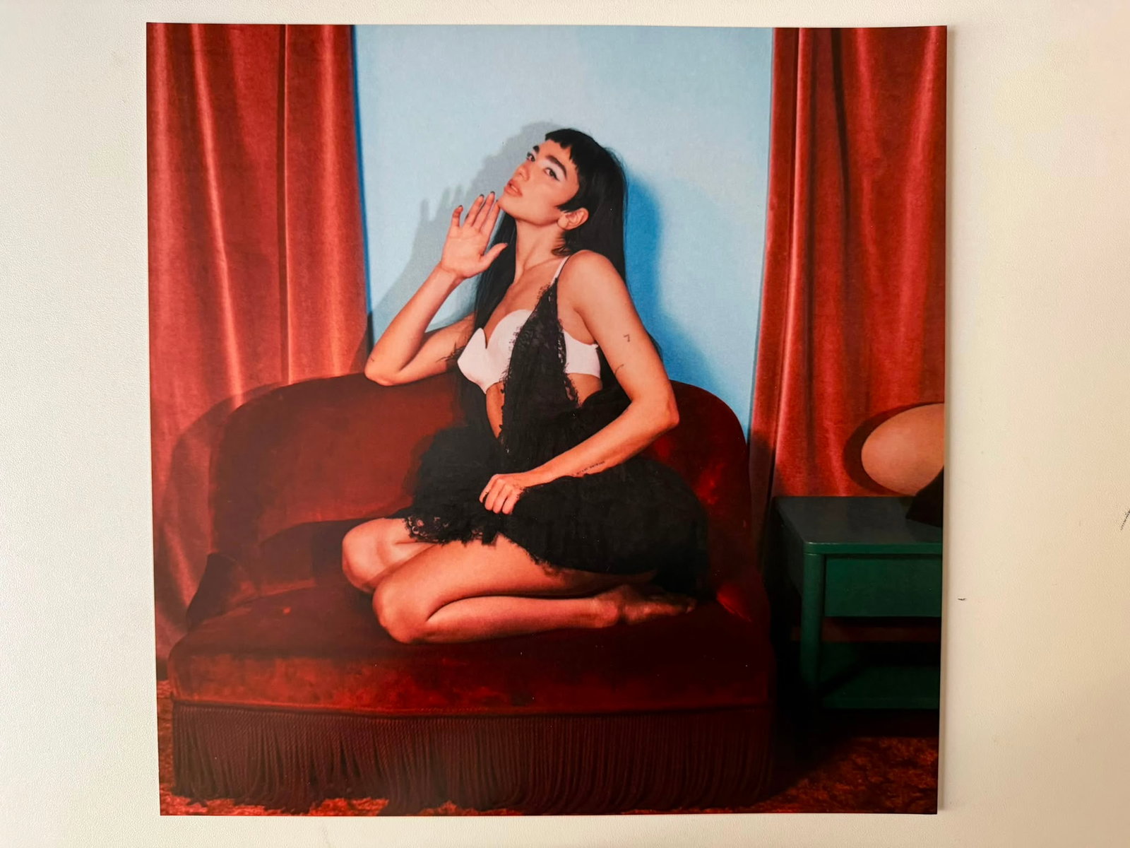 David Sims – Dua Lipa for British Vogue, July 2025 | Vogue Archive Collection: 40x30 cm - An original colour photographic print by acclaimed British fashion photographer David Sims, portraying global music icon Dua Lipa for the July 2025 issue of British Vogue. The editorial acc