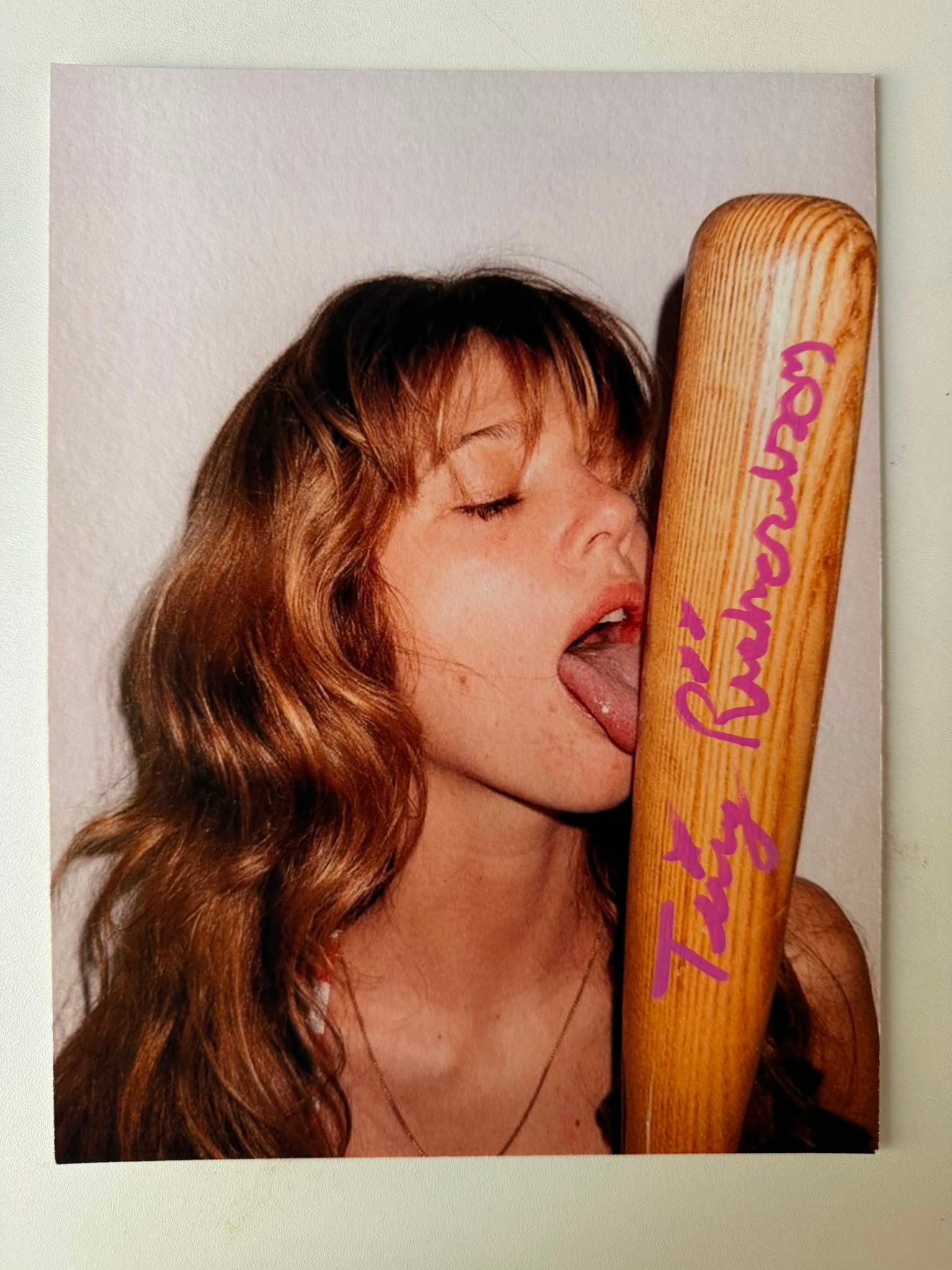 Terry Richardson – Terryworld | Signed Photograph - 28x21 cm: An original signed photograph by Terry Richardson (American, b. 1965), one of the most recognizable and controversial figures in contemporary fashion and editorial photography. Richardson became inter