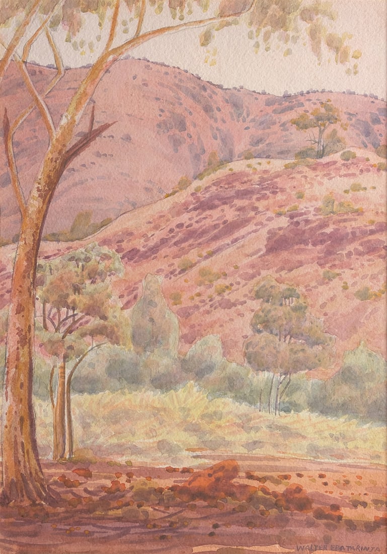 Walter Ebatarinja, Untitled Western MacDonnell Landscape, c.1945 (1 of 2)