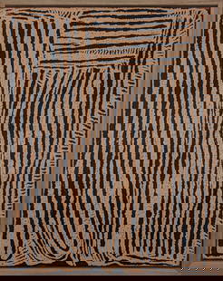 Nyurapaya Nampitjinpa (Mrs Bennett), Rockhole Site of Yumarra, 2004: Nyurapaya Nampitjinpa (Mrs Bennett) (1935 - 2013) Rockhole Site of Yumarra, 2004 synthetic polymer on linen 71.5 x 56 cm, 74.5 x 59 cm frame PROVENANCE Yanda Art, NT, Cat No. JJC98 Private Collection,