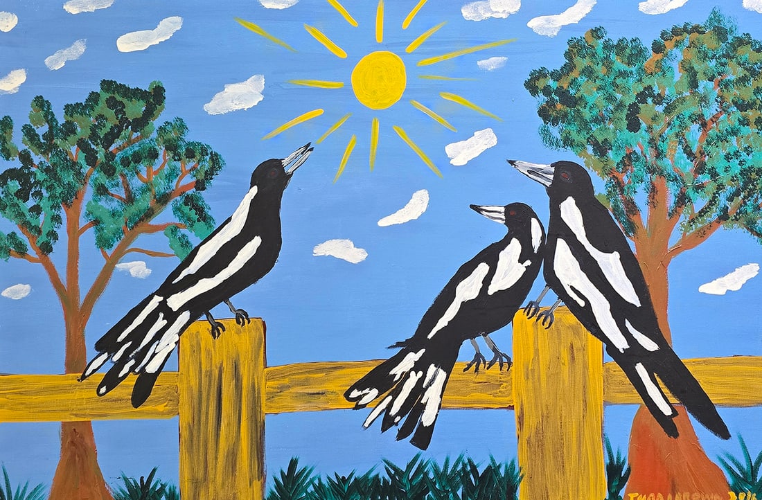 Trevor Turbo Brown, Gathering of Magpies (1 of 1)