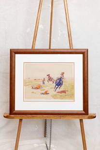 Leonard Howard Reedy Paintings: The Rustlers and The Chase: Leonard Howard Reedy 1899-1956 The Rustlers and The Chase 8x10” Watercolor Leonard Reedy was born in Chicago in 1899. As a child he developed an aptitude for drawing, attempting to