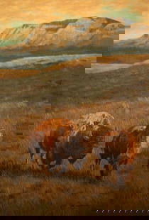 Kendel Kinahan Painting: To Be Near You: Kendel Kinahan 1988 To Be Near You 36x24” Oil on Canvas Growing up in a small farming community in Northern Alberta, Kendel has always found a strong connection with the land. She finds inspirat