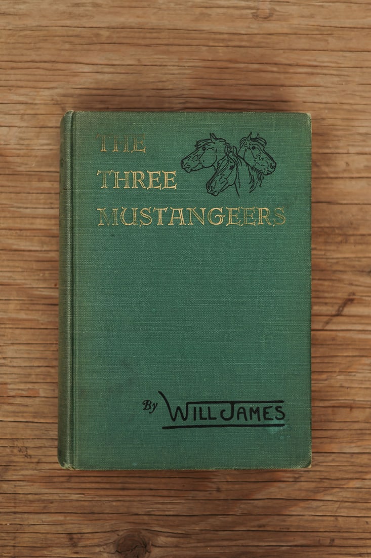 Will James, 3 First Editions: 1) The Three Mustangerers, 2) Scorpion A Good Bad Horse, 3) Big - (1 of 13)