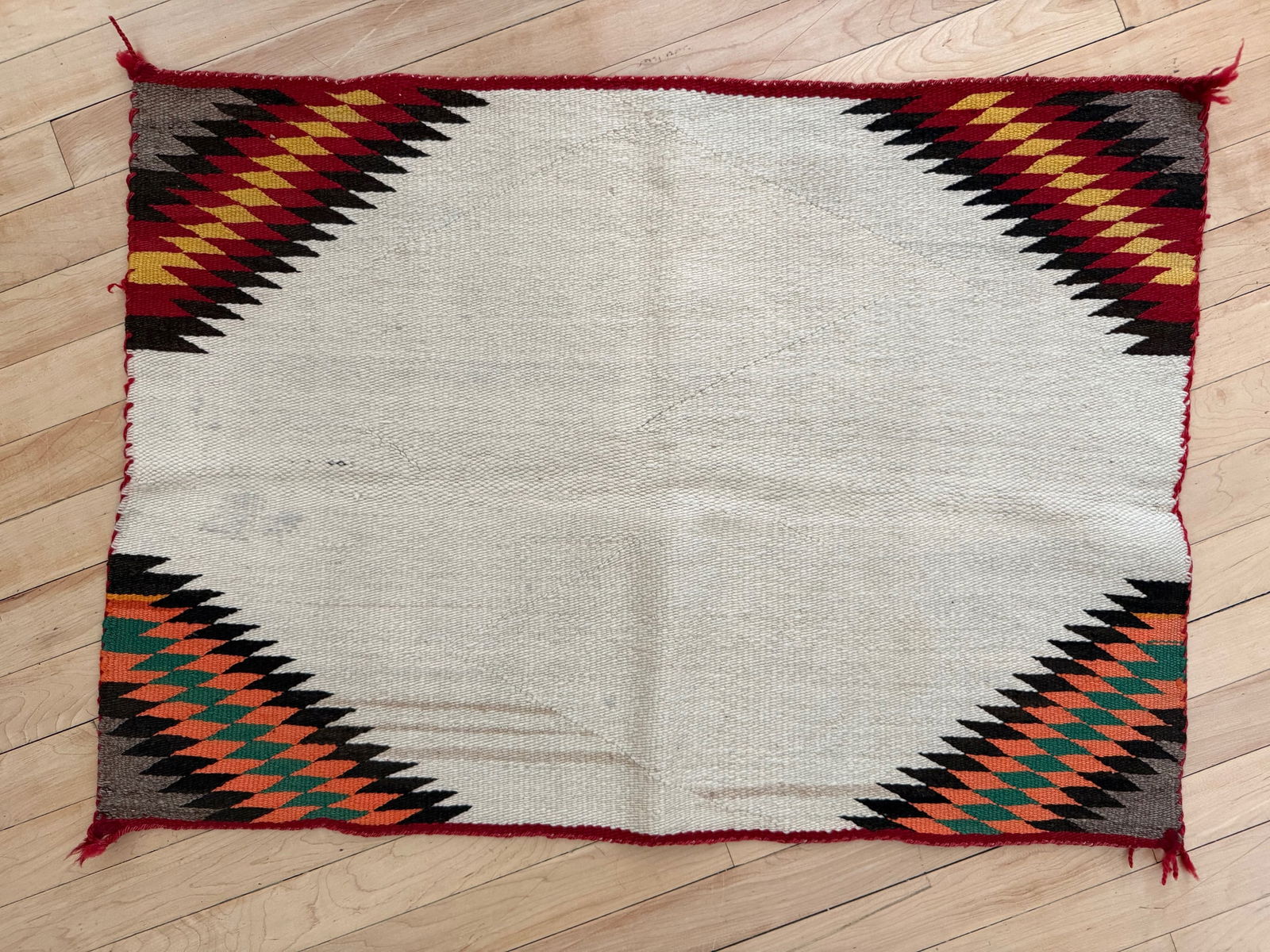 Historical Navajo Weaving / Blanket, Single Saddle Blanket, Circa 1930s (1 of 1)