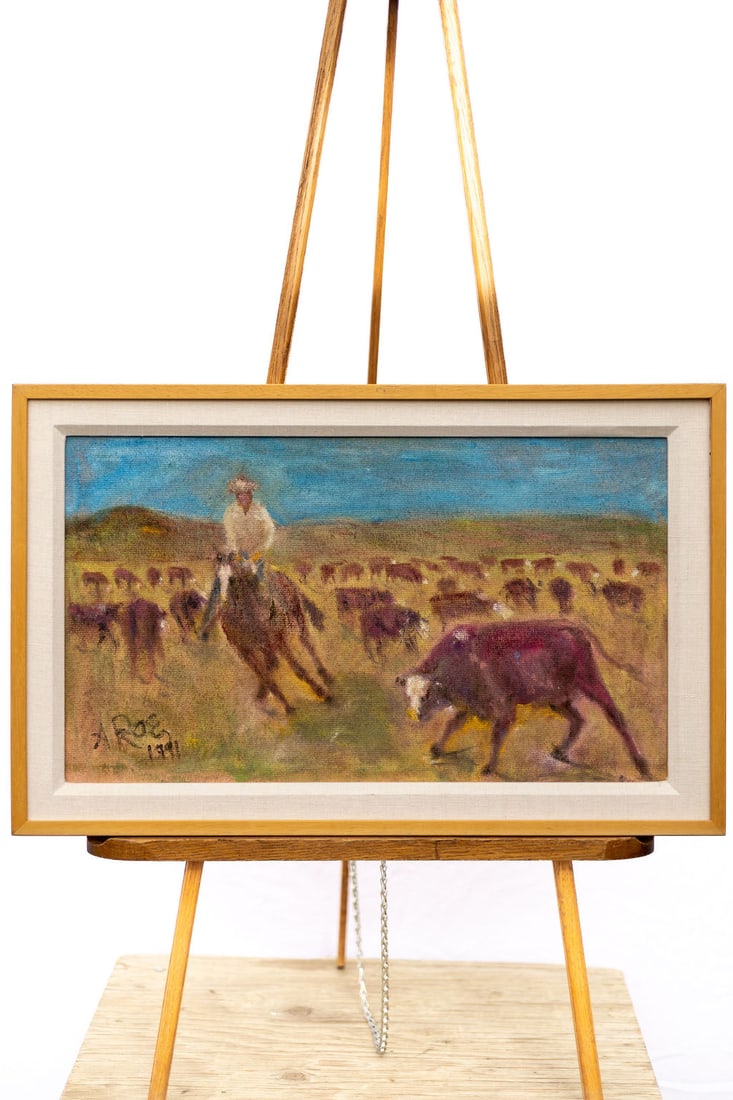 Alexander (Scotty) Rae, A Day's Work, Oil (1 of 2)