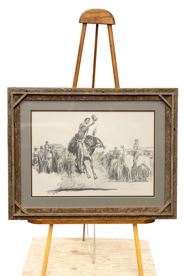 Will James Print - The Debolt Rodeo (1 of 2)