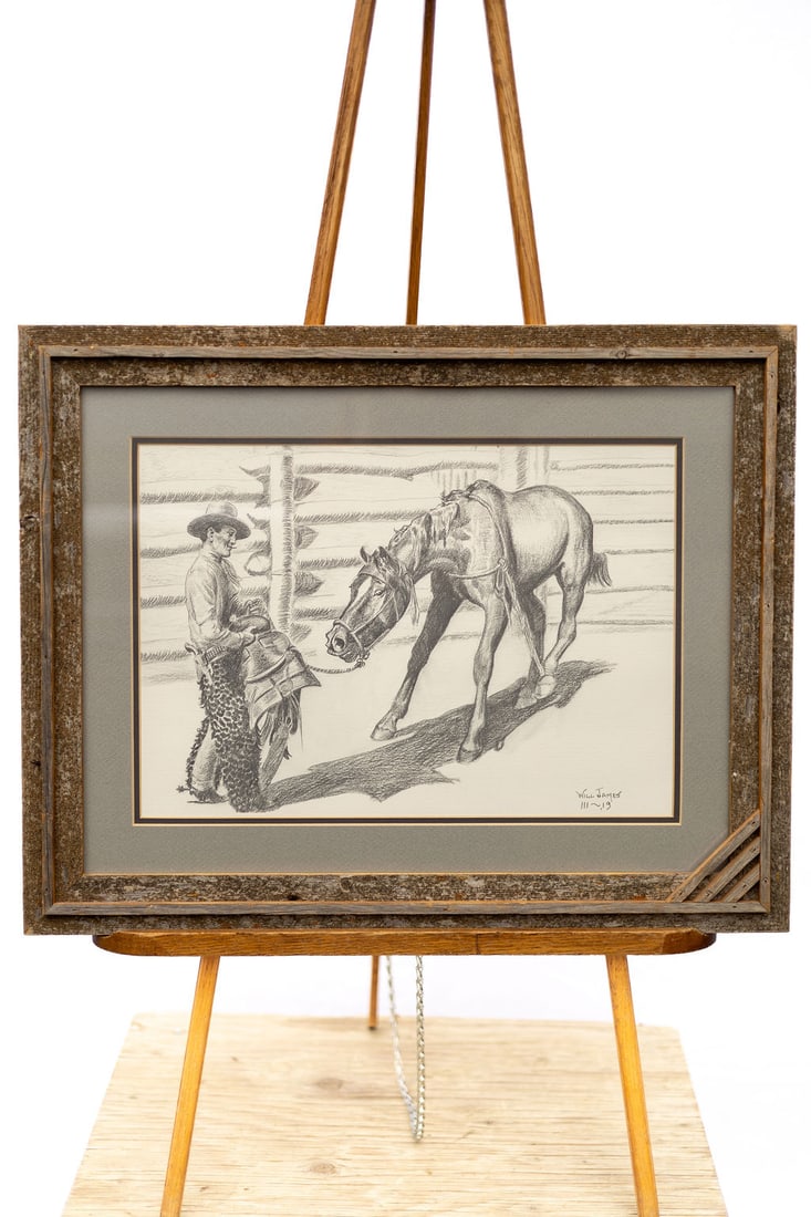 Will James Print - Making Friends (1 of 2)