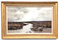 BRUCE CRANE (AMERICAN, 1857 - 1937), OIL ON CANVAS