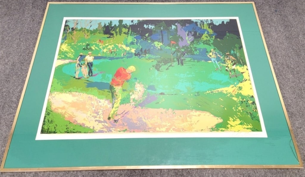 LEROY NEIMAN SIGNED SERIGRAPH "GOLF'S THREESOME" (1 of 10)
