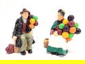 2 ROYAL DOULTON PORCELAIN FIGURES BALLOON SELLERS