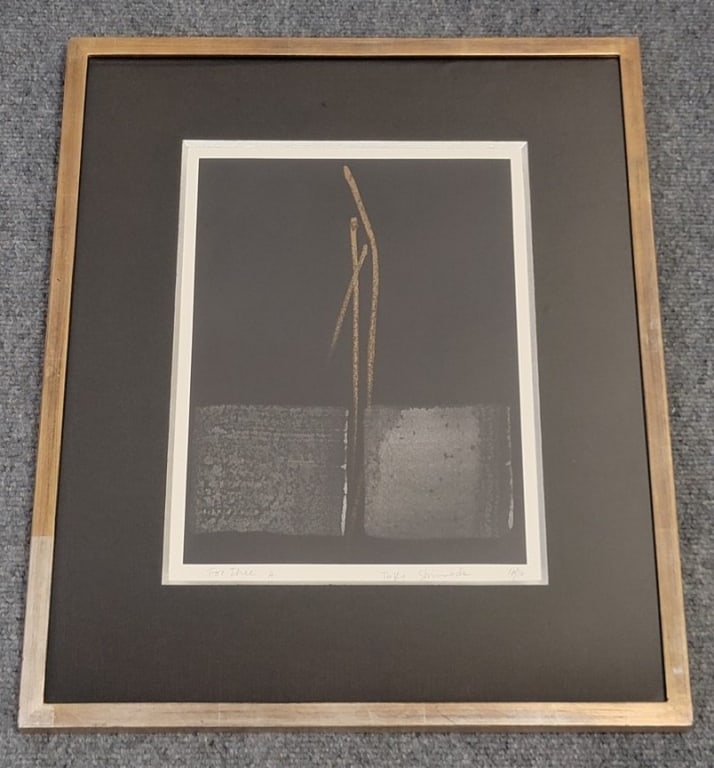 TOKO SHINODA L.E. SIGNED LITHOGRAPH, "FOR THEE A" (1 of 14)