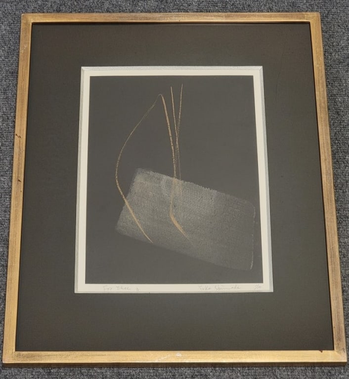 TOKO SHINODA L.E. SIGNED LITHOGRAPH, "FOR THEE B" (1 of 13)