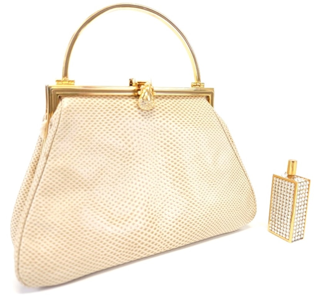JUDITH LEIBER KARUNG EVENING BAG & PERFUME BOTTLE (1 of 16)