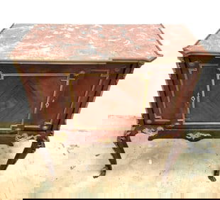 ANTIQUE FRENCH LOUIS XV STYLE ROSEWOOD COMMODE