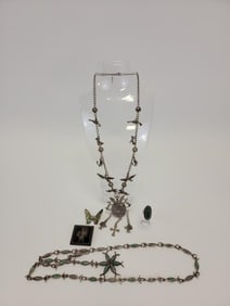 ASSORTED MEXICAN STERLING SILVER JEWELRY