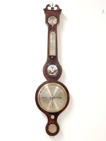 ENGLISH GEORGIAN BAROMETER, PETER BERGONZI