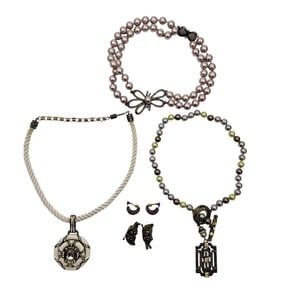 LOT 7 PIECES ASSORTED HEIDI DAUS JEWELRY