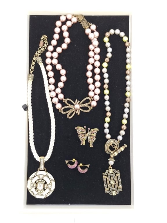 LOT 7 PIECES ASSORTED HEIDI DAUS JEWELRY (1 of 16)