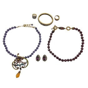 LOT 7 PIECES ASSORTED HEIDI DAUS JEWELRY