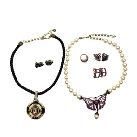 LOT 9 PIECES ASSORTED HEIDI DAUS JEWELRY