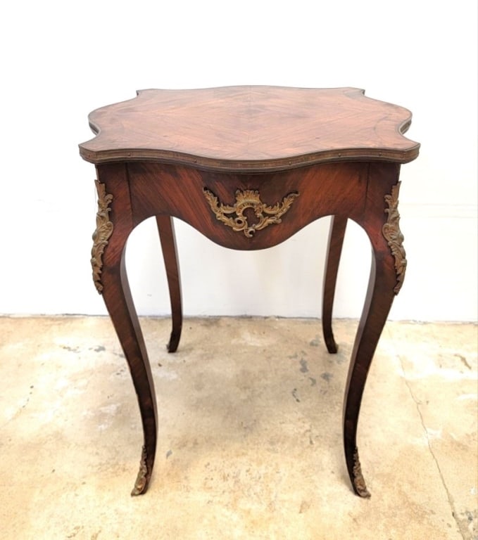 19TH C FRENCH ROCOCO LOUIS XV STYLE SALON TABLE (1 of 12)