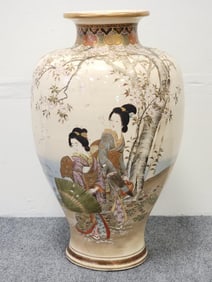 ANTIQUE JAPANESE MEIJI PERIOD SATSUMA VASE