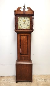 ANTIQUE ENGLISH GEORGIAN LONGCASE CLOCK