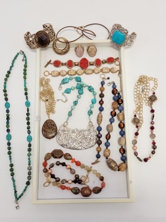 LOT 15 PIECES BARSE JEWELRY (1 of 14)