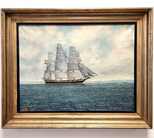 ROBERT EDMUND LEE (LIE) OIL ON CANVAS PAINTING